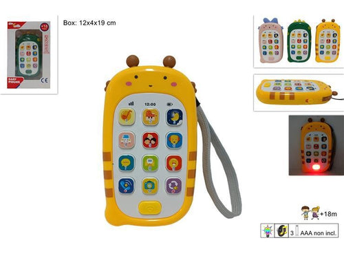 BABY PHONE MUSICALE 3 ASS