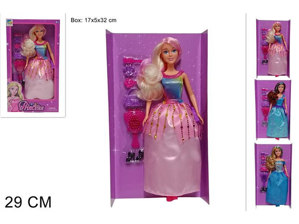 Bambola 29cm con Accessori 3 Assortimenti