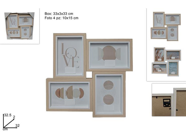4 Portafoto 10x15cm 2 Assortimenti