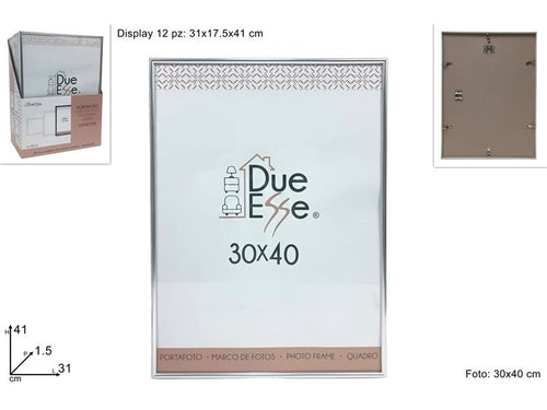 Portafoto 30x40cm Argento