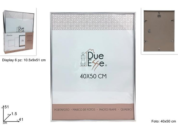 Portafoto 40x50cm Argento