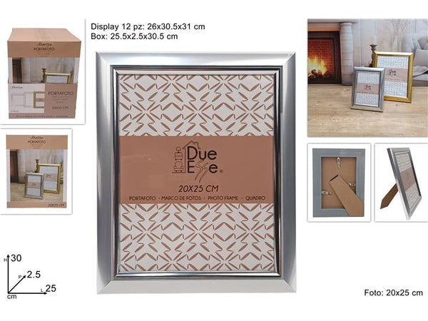 Portafoto 20x25cm Argento