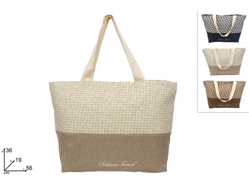 Borsa Mare Fantasia Intreccio 3 Colori