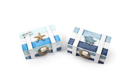 "Scrigno del Tesoro" in Legno 18x11xH9cm colori Assortiti