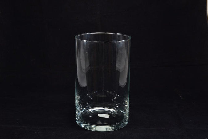 Vaso in Vetro Cilintro Trasparente D.19xH30cm