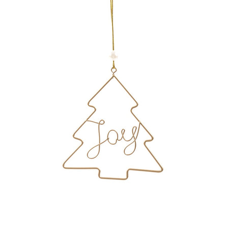 Pendente natalizio in metallo lucido color oro Ø 13 cm per albero di Natale