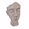 Statua decorativa Classic testa con vaso da giardino per veranda in magnesia