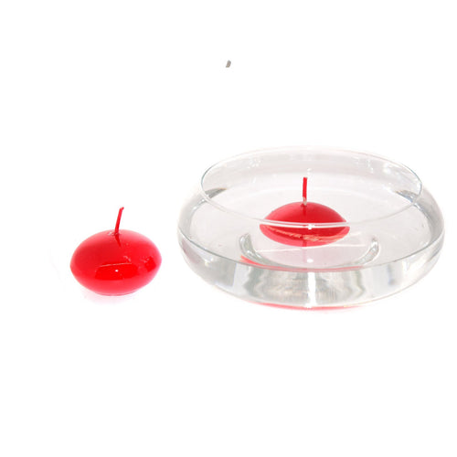 Candela Fiamma ufo a cera h 3 cm decorazione natalizia 6 pezzi