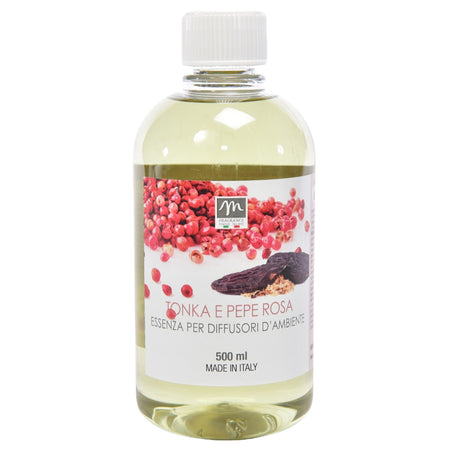Ricarica per diffusore di essenza d'ambiente, confezione da 500 mL, "Made in Italy"