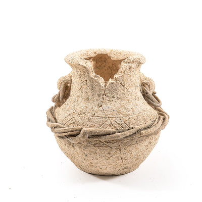 Anfora porta piante e fiori Home decorazione per esterno e giardino pietra chiara