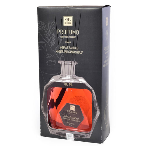 Diffusore di fragranza profumatore per ambiente con bottiglia esagonale da 700 mL
