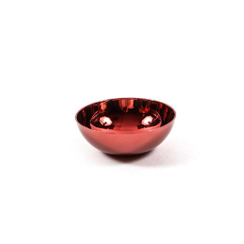 Ciotola "Mirror" rossa in plastica 22xH.7.5cm