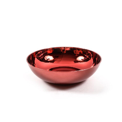 Ciotola Grande "Mirror" rossa in plastica 30xH.9cm