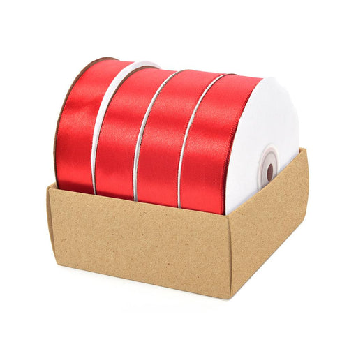 Nastro colore Rosso in Tessuto 25mmx50mt