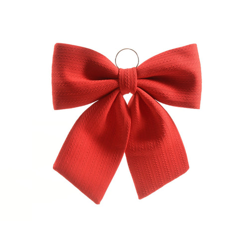 Fiocco in velluto decorazione natalizia da appendere