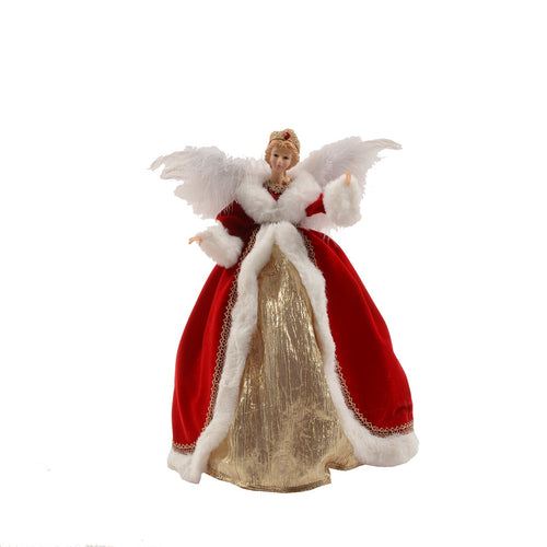 Angelo decorativo in tessuto per decorazioni natalizie