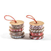 Nastri in tessuto decorativo per confezioni regalo, da 3 metri da appendere
