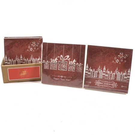 Tovaglioli natalizi "Tartan" 33 x 33 cm decorazione per tavola di Natale, confezione da 20 tovaglioli