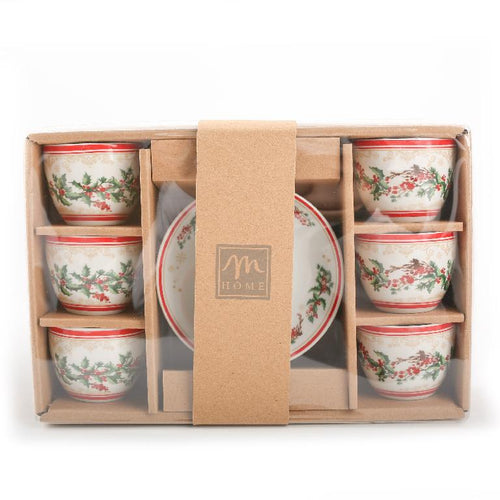 Set 6 tazzine in porcellana