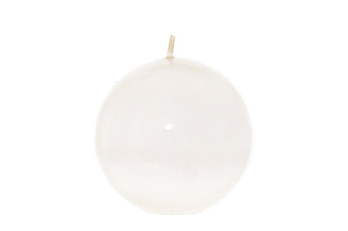 Candela Sfera Lucida Avorio Diametro 10cm