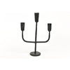Candelabro 3 Fuochi Nero 22x8xH30Cm Mercury 92575