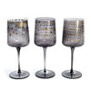 Set da 6 calici in vetro Elegant Stars da 320 cL Ø 7 x h 20 cm, decorazione moderna
