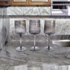 Set da 6 calici in vetro Elegant Stars da 320 cL Ø 7 x h 20 cm, decorazione moderna