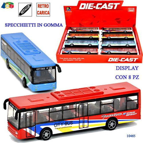 DISPLAY 8 BUS METALLO ASS