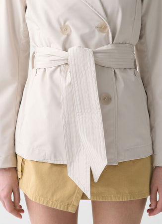 Colmar capospalla donna trench corto in softshell con cintura