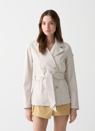 Colmar capospalla donna trench corto in softshell con cintura
