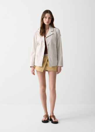 Colmar capospalla donna trench corto in softshell con cintura