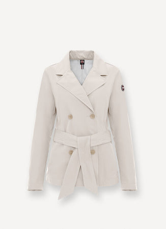 Colmar capospalla donna trench corto in softshell con cintura