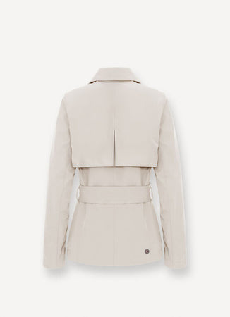 Colmar capospalla donna trench corto in softshell con cintura