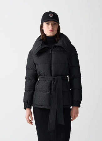 Colmar capospalla donna Piumino animalier con cintura 2211 4ZO 99