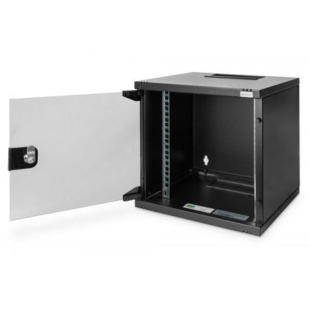 Digitus Alloggiamento a parete 254 mm [10] - 312x300 mm [LxP] (254MM/10IN 6U WALL MOUNTING CAB - 330X312X300 MM BLACK [RAL 9005])