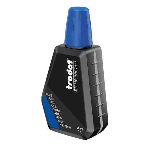 Inchiostro Blu 28Ml Per Timbro In Gomma 7011 Trodat