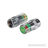 Set di copri tappi per pneumatici Silverline 2 pezzi Silverline