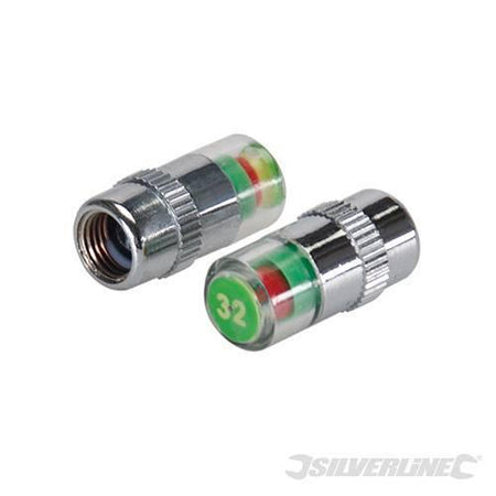 Set di copri tappi per pneumatici Silverline 2 pezzi Silverline