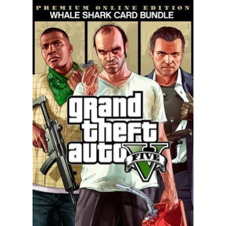 Digital Grand Theft Auto V Premium Edition Online (Gta V) + Whale Shark Card Pc Global