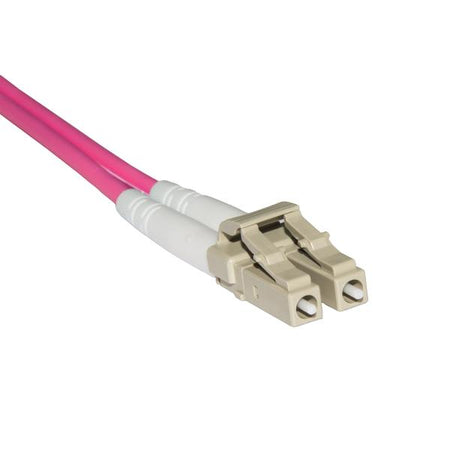 Cavo fibra ottica lc a sc - multimode duplex - om4 50/125 - 2 mt