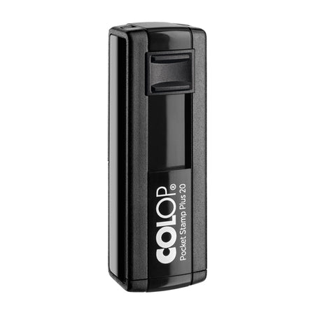 Timbro Pocket Stamp Plus 20 14X38Mm 4Righe Autoinchiostrante Nero Colop