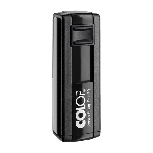 Timbro Pocket Stamp Plus 20 14X38Mm 4Righe Autoinchiostrante Nero Colop