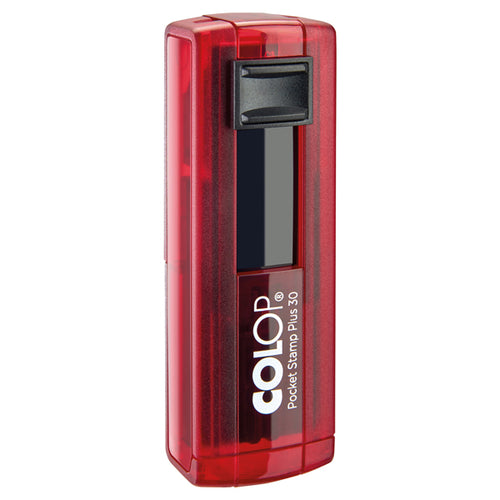 Timbro Pocket Stamp Plus 30 18X47Mm 5Righe Autoinchiostrante Rosso Colop