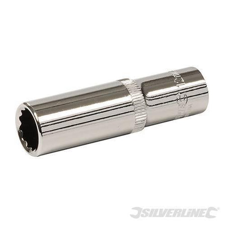 Inserto bi-esagonale metrico profondo 3/8" silverline Silverline