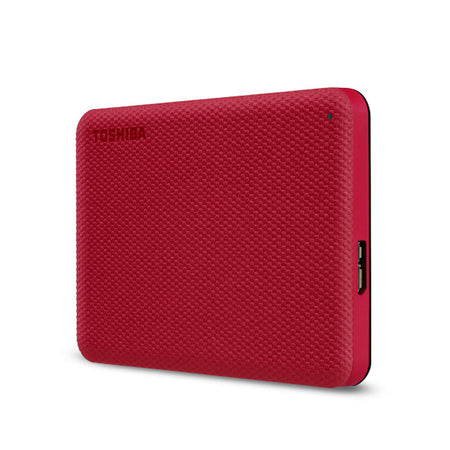 Toshiba Canvio Advance disco rigido esterno 1 TB 2.5 USB tipo A 2.0/3.2 Gen 1 [3.1 Gen 1] Rosso (CANVIO ADVANCE 1TB RED - 2.5IN USB 3.2 GEN 1)