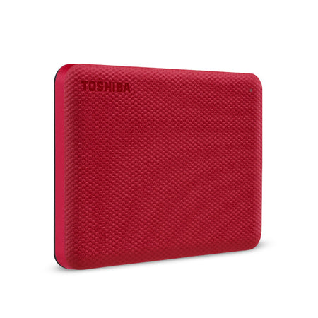 Toshiba Canvio Advance disco rigido esterno 2 TB 2.5 USB tipo A 2.0/3.2 Gen 1 [3.1 Gen 1] Rosso (CANVIO ADVANCE 2TB RED - 2.5IN USB 3.2 GEN 1)