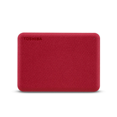 Toshiba Canvio Advance disco rigido esterno 2 TB 2.5 USB tipo A 2.0/3.2 Gen 1 [3.1 Gen 1] Rosso (CANVIO ADVANCE 2TB RED - 2.5IN USB 3.2 GEN 1)