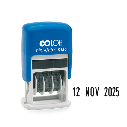 Timbro Mini Datario S120 3,8Mm Autoinchiostrante Colop