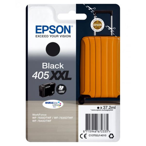 Epson Singlepack Black 405XXL DURABrite Ultra Ink (BLACK 405XXL DURABRITE ULTRA INK)
