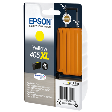 EPSON CARTUCCIA VALIGIA 405 GIALLO INKJET ALTA CAPACITA C13T05H44010 NO BLISTER